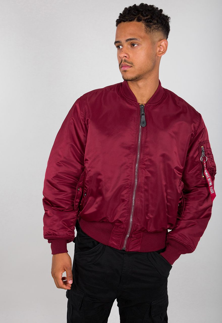 AlphaIndustriesMA-1JackeBurgundy-XXL