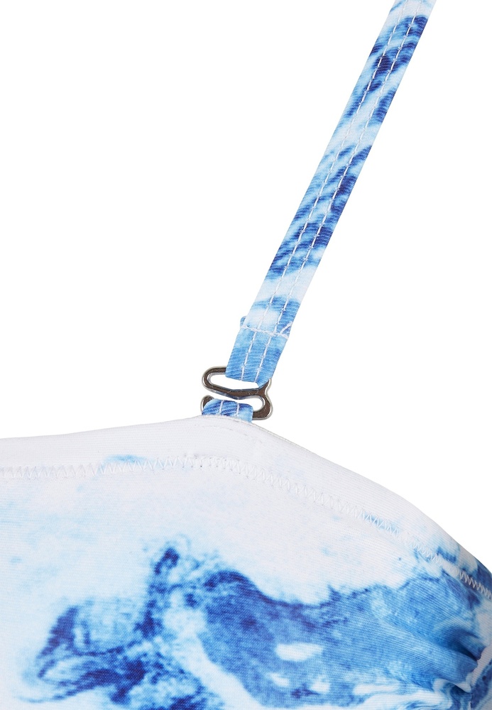 UrbanClassicsDamenBikiniLadiesAsymmetricTankTopBikiniOceanWhite