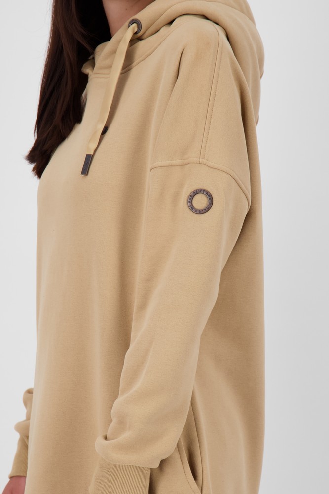 AlifeKickinDamenSweatkleidHelenaAKASweatdressSepia-2XL