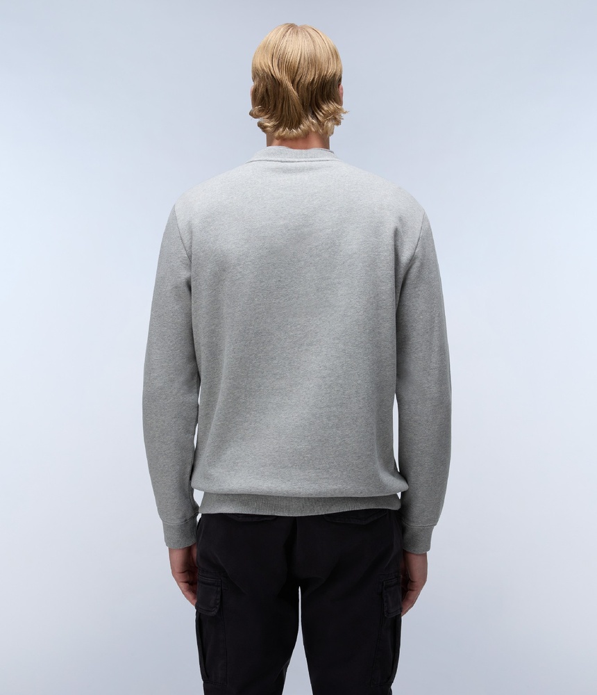 NapapijriSweatshirtBalisCrew1NP0A4FQWMediumGreyMelange-XS