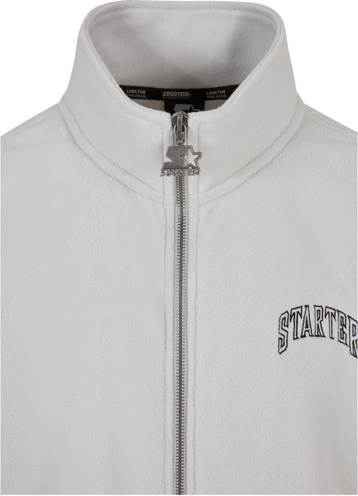 StarterBlackLabelJackeThunderPolarFleeceTrackJacketLightasphalt