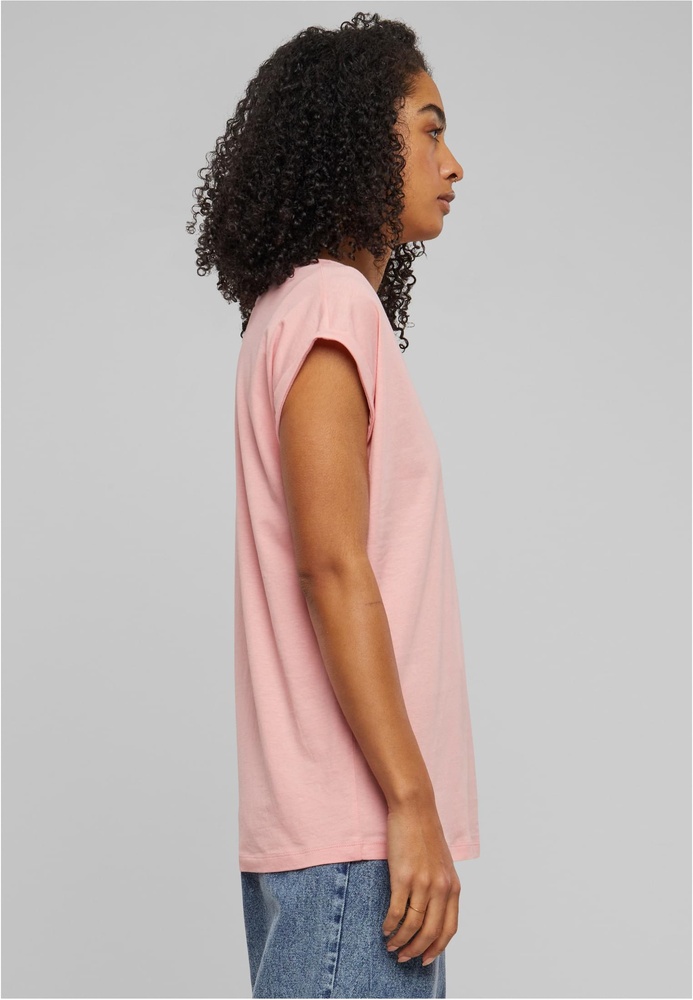 UrbanClassicsDamenT-ShirtLadiesExtendedShoulderTeeTB771Lemonadepink-3XL