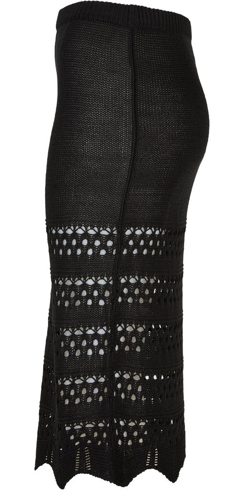 UrbanClassicsDamenLadies34CrochetKnitSkirtBlack-3XL