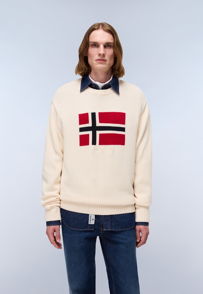 NapapijriPulloverD-MuraCNP0A891UBeigeDimity-XS