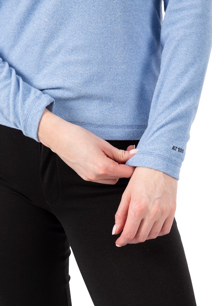 TrespassDamenFleecejackeFleecepulloverMeadows-FemaleFleeceAt100DenimBlue-S