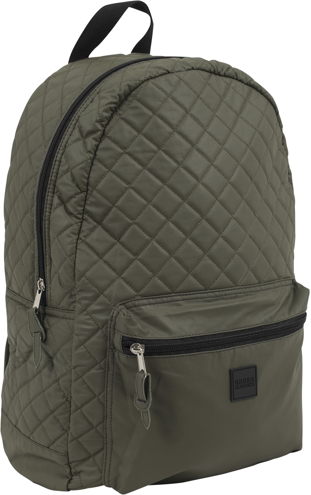 UrbanClassicsTascheDiamondQuiltLeatherImitationBackpackOlive