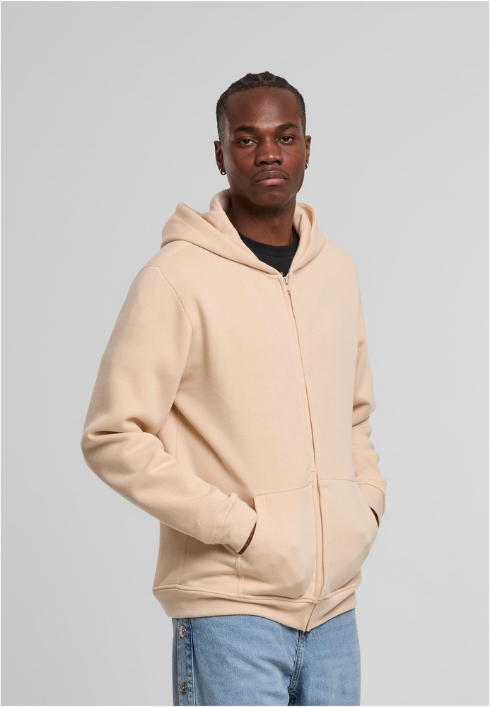 UrbanClassicsBasicEssentialZipHoodyTB8003Sand-3XL