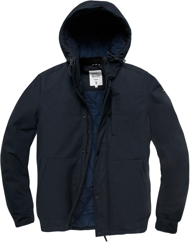 VintageIndustriesFunktionsjackeKylerJacketDeepBlue-S