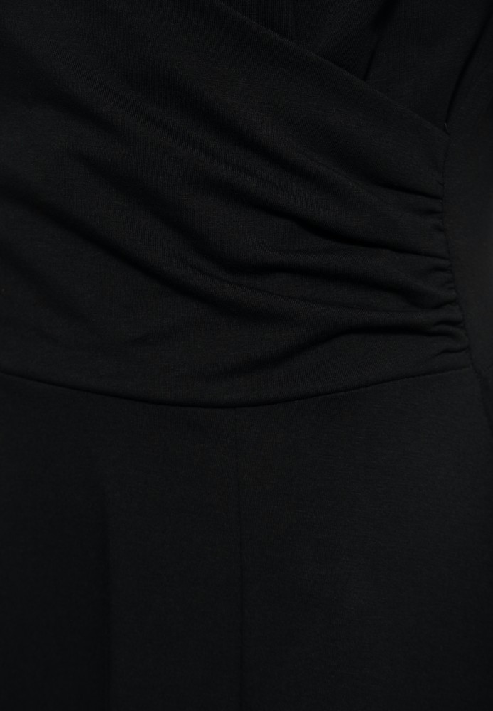 QueenKerosinDamenSwingKleidinWickel-OptikSchwarz