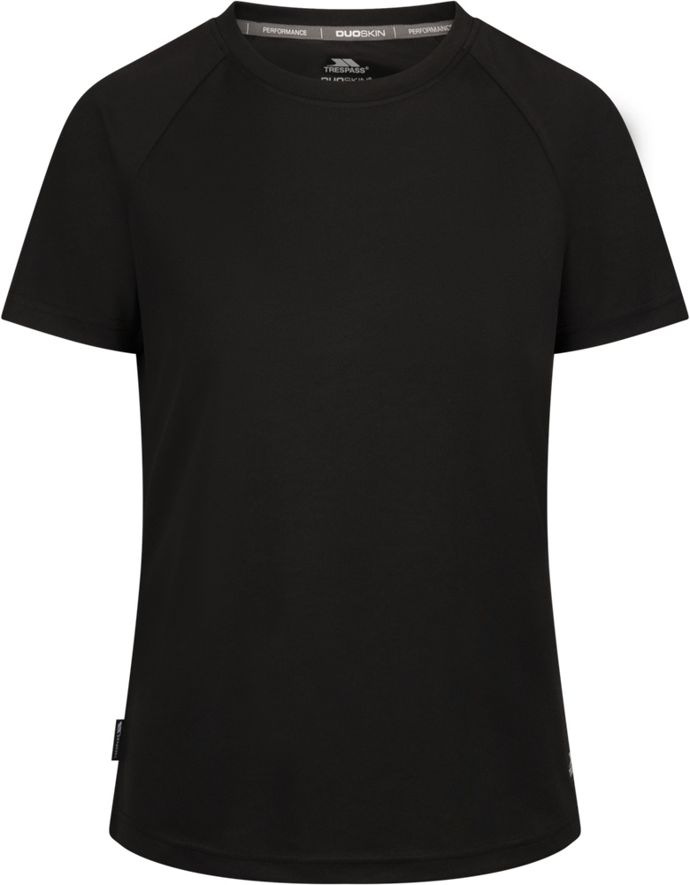 TrespassDamenT-ShirtClaudetteDuoskinActiveTopBlack-S
