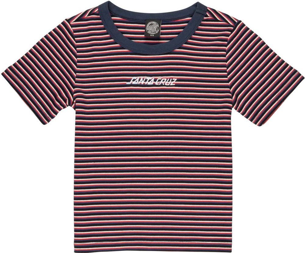 SantaCruzDamenStripLogoEmbT-ShirtSCW-X1659