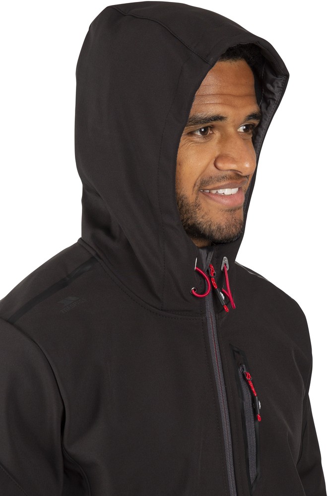 TrespassJackeMarlonB-MaleSoftshellJacketTp75Black-XXXL