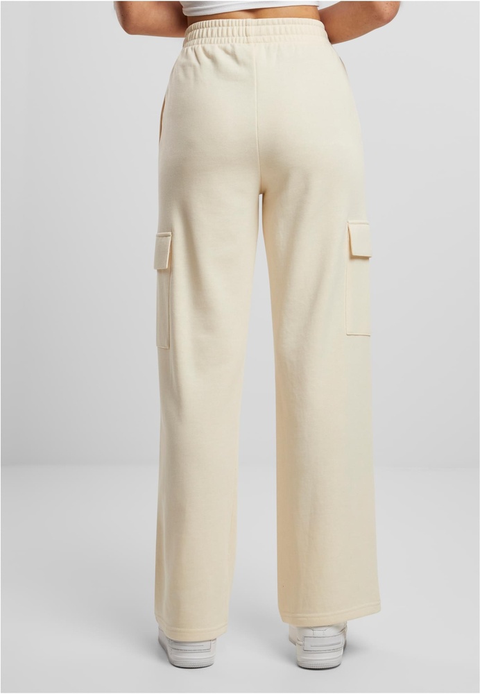 UrbanClassicsDamenLadiesBaggyLightTerrySweatPantsTB6857Whitesand-3XL