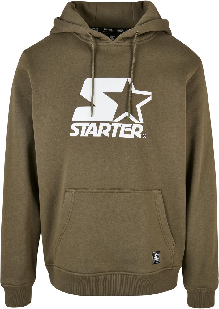 StarterBlackLabelSweatshirtEssentialHoodyDarkolive-L
