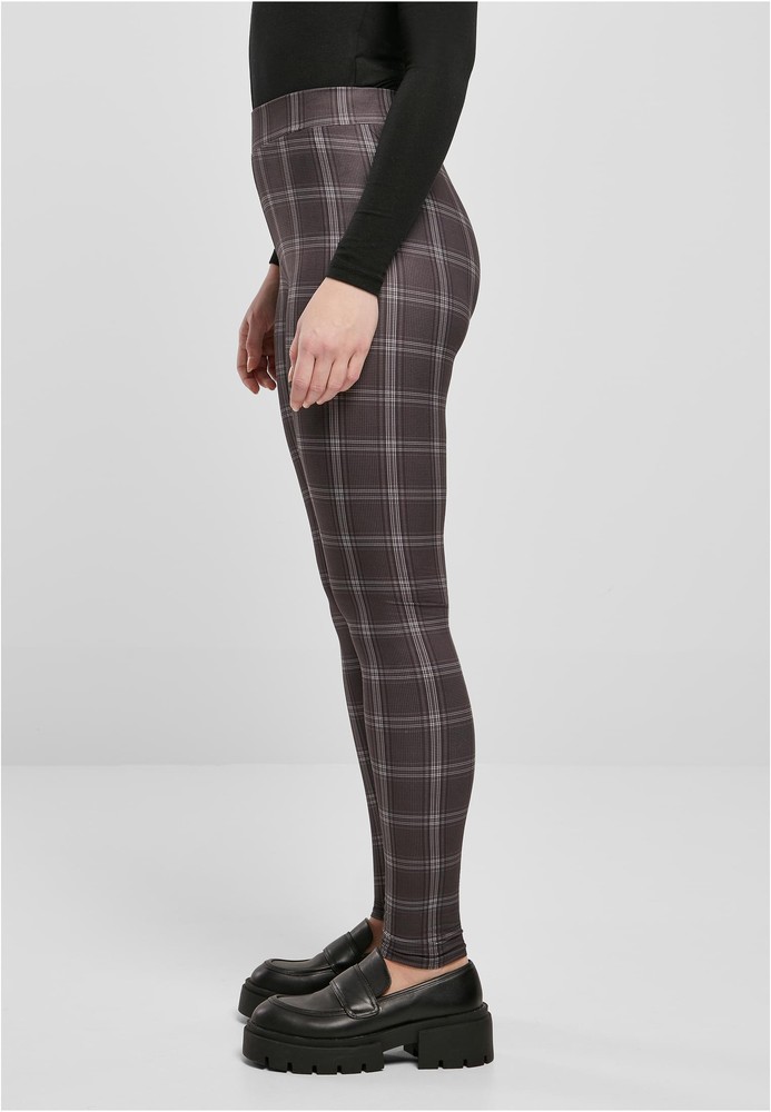 UrbanClassicsDamenLadiesSoftAopLeggingsBlackcheck-3XL