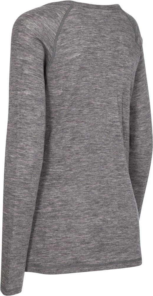 DLXDamenFunktionsunterwscheLibra-FemaleDlxMerinoBaseLayerTopDarkGreyMarl