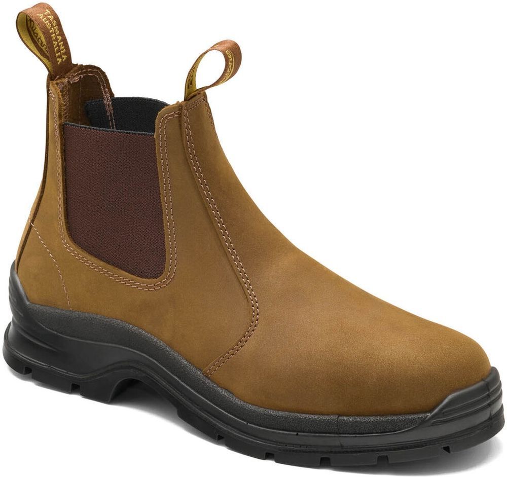 BlundstoneArbeitsstiefel407SaddleBrownLeatherNon-SafetyWorkBoots