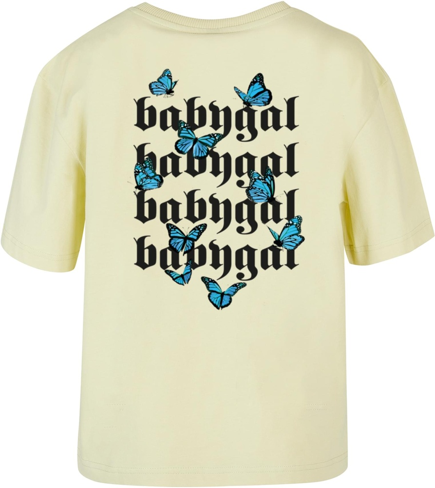 MissTeeDamenT-ShirtBabygalTeeMST004Softyellow-3XL