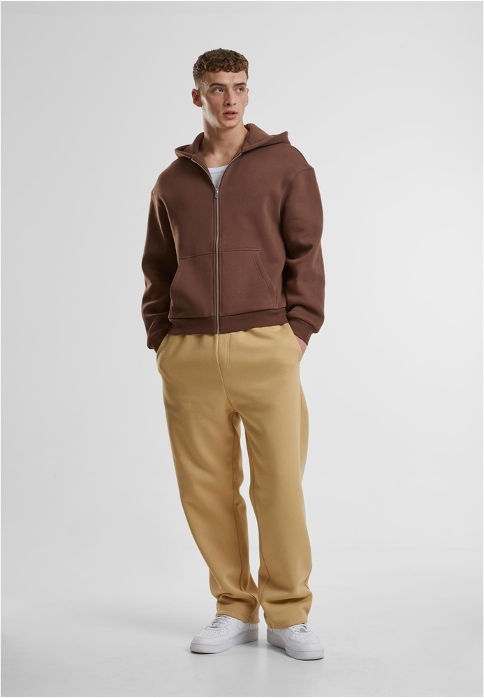 UrbanClassicsFluffyZipHoodyTB7284Chocolatebrown-3XL