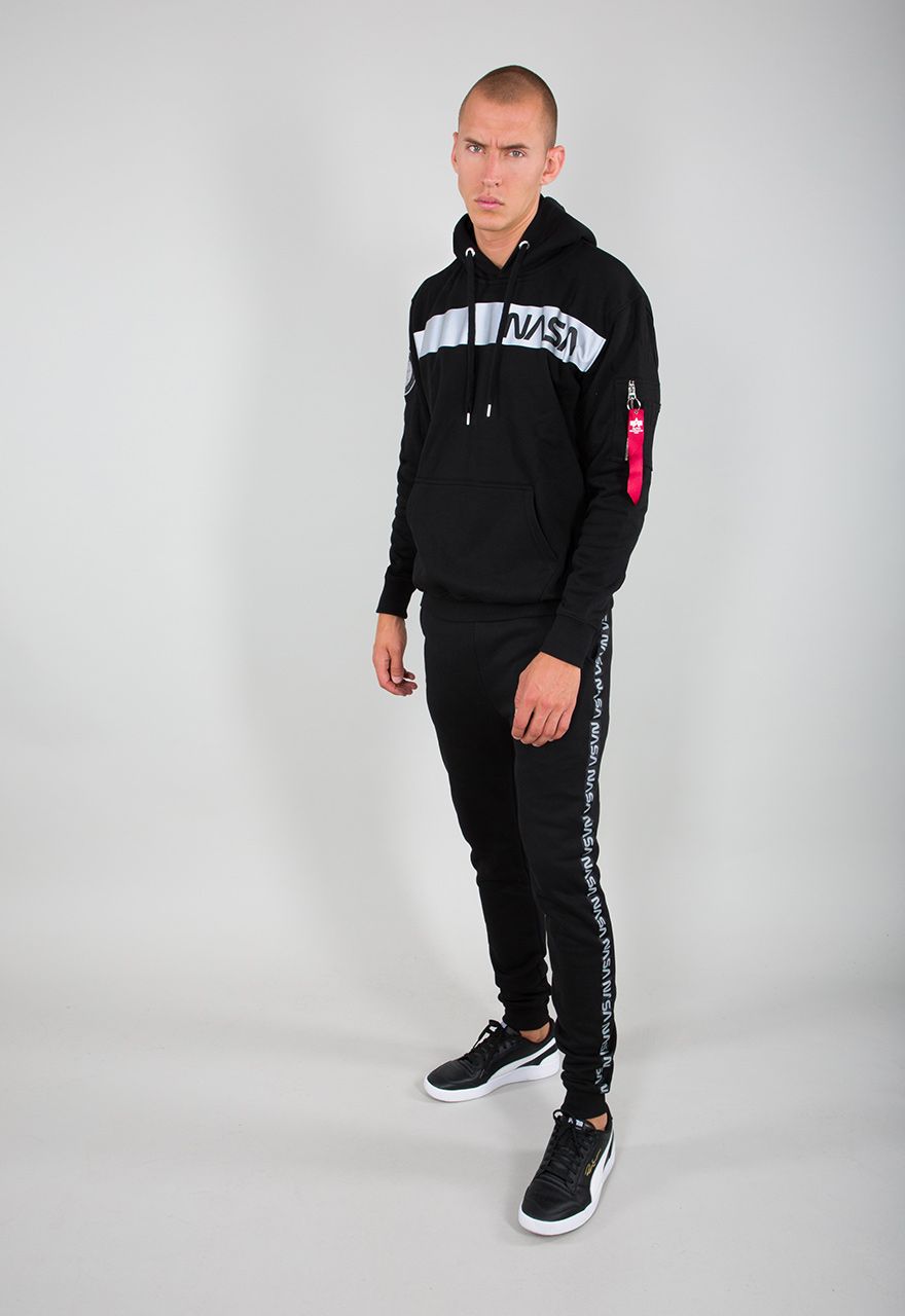 AlphaIndustriesNASARSHoodyHoodiesSweatshirtsBlack