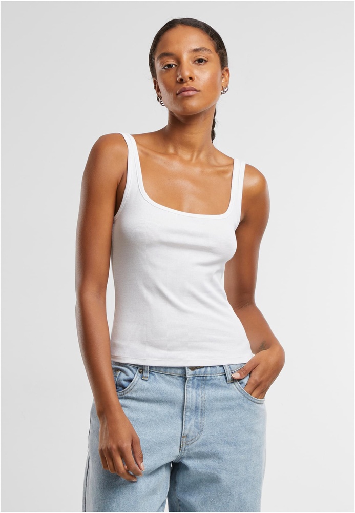 UrbanClassicsDamenLadiesWideNeckRibTop2-PackTB7513A