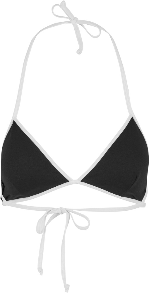 UrbanClassicsDamenLadiesRetroTriangleBikiniTB7483BlackWhite-L