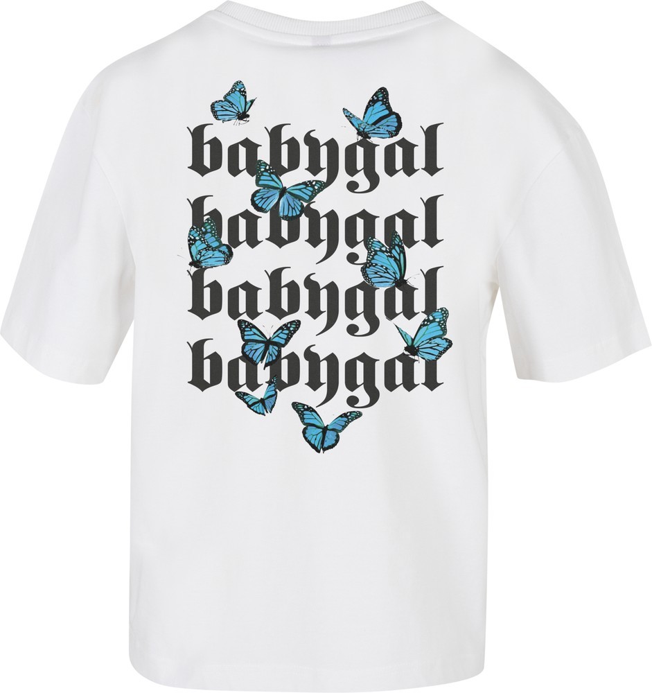 MissTeeDamenT-ShirtBabygalTeeWhite-L