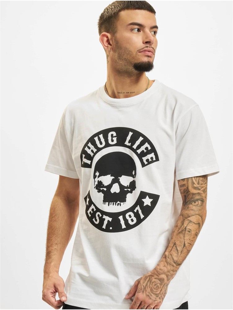 ThugLifeBSkullT-ShirtWhite-3XL