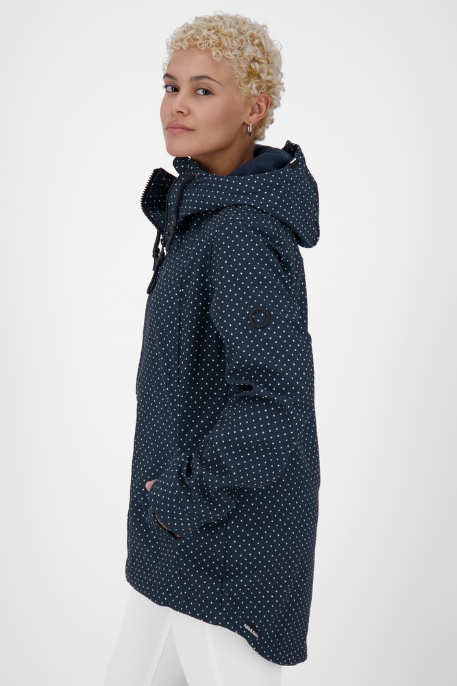 AlifeKickinDamenJackeLilouAKSJacketMarine-2XL