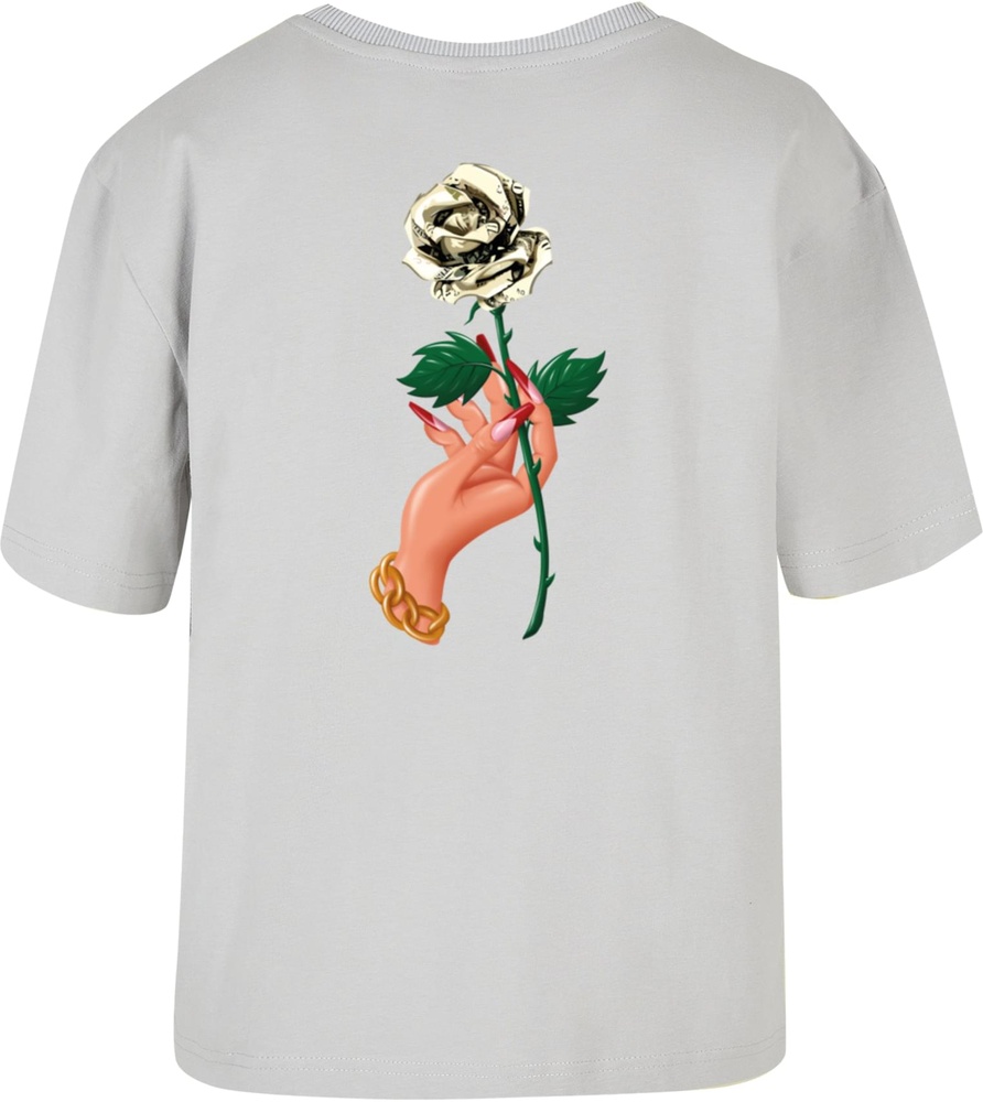 MissTeeDamenT-ShirtLoveIsBlindLoveIsCruelTeeMST018Lightasphalt-3XL