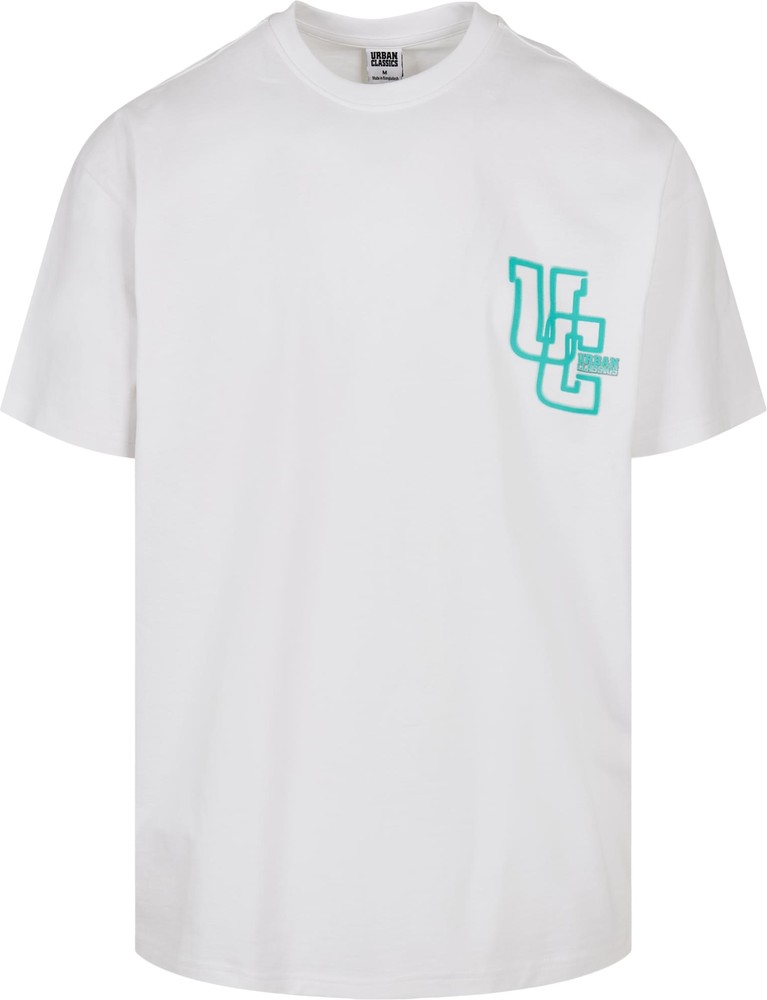 UrbanClassicsGlowLogoTeeWhite-3XL
