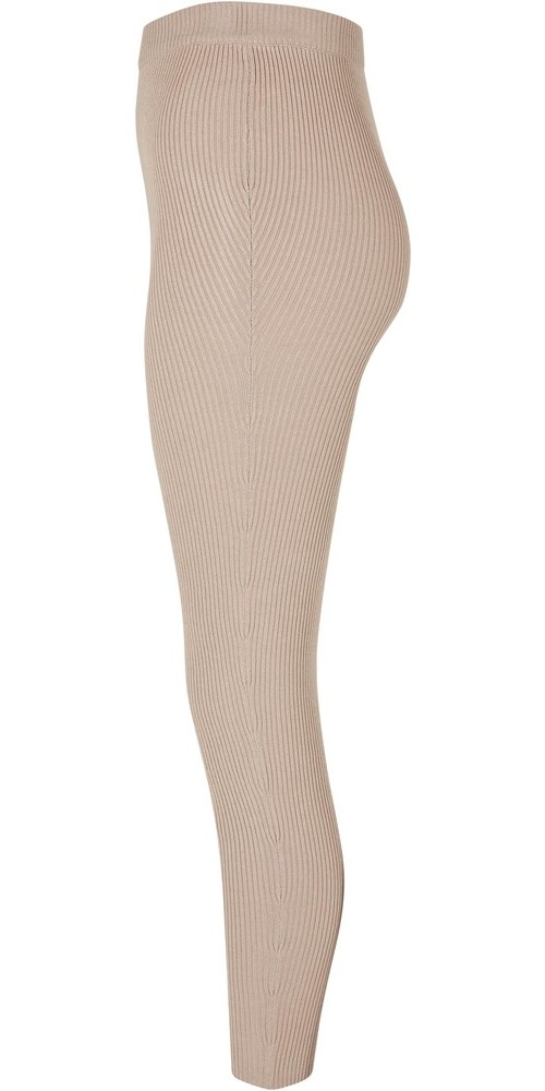 UrbanClassicsDamenLadiesRibKnitLeggingsLighttaupe-3XL