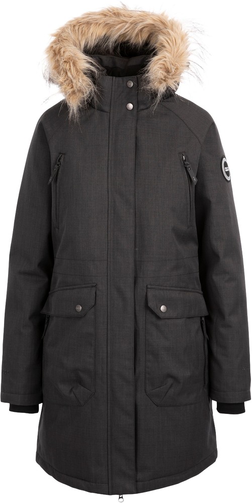 DLXDamenJackeDana-FemaleDlxDownJacketBlackMarl-L