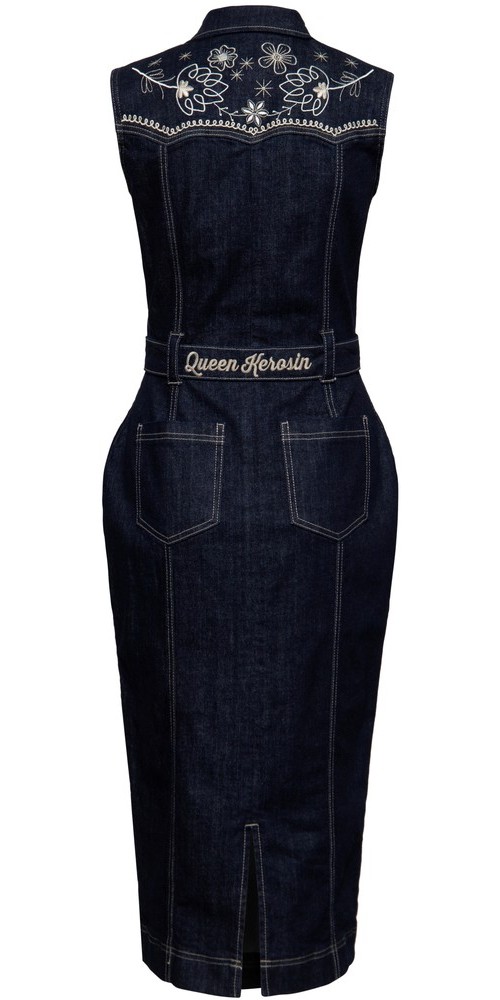 QueenKerosinPencilKleidQKU26009Denim