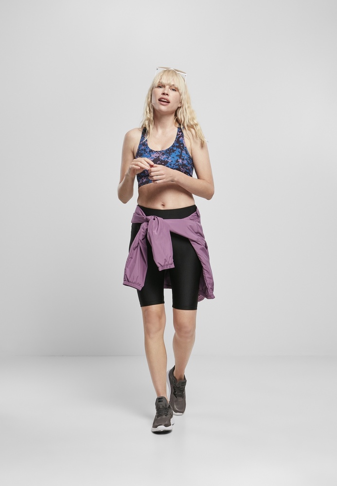 UrbanClassicsDamenBstenhalterLadiesTechMeshBraDigitalDuskvioletCamo-3XL