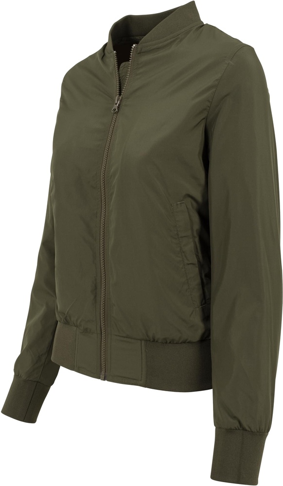 UrbanClassicsDamenJackeLadiesLightBomberJacketTB1217DarkOlive-3XL