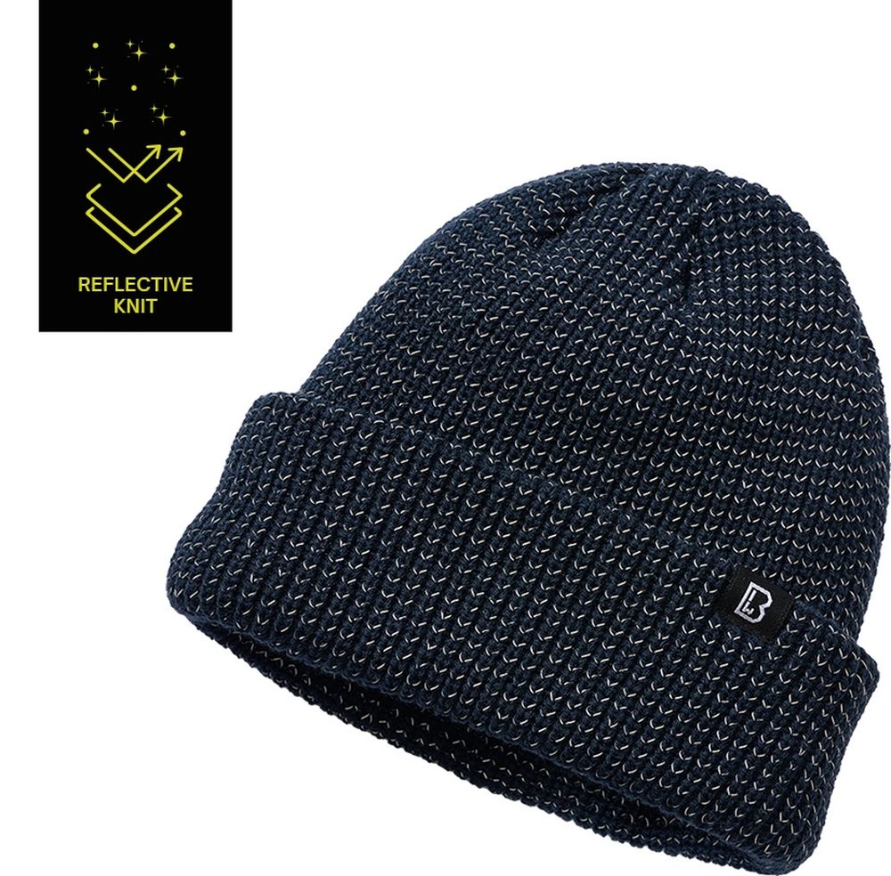 BranditReflectionBeanie7028Navy