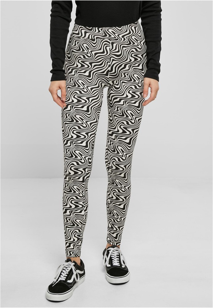 UrbanClassicsDamenLadiesSoftAOPLeggingsPsychedelicblack-3XL