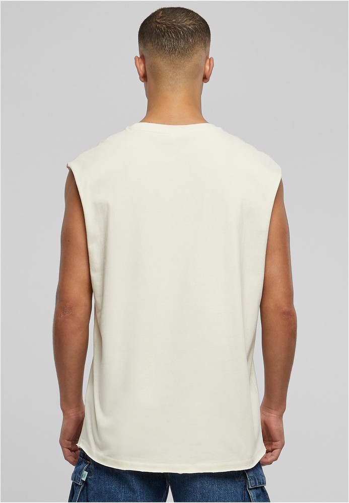 UrbanClassicsT-ShirtOpenEdgeSleevelessTeeWhitesand-3XL