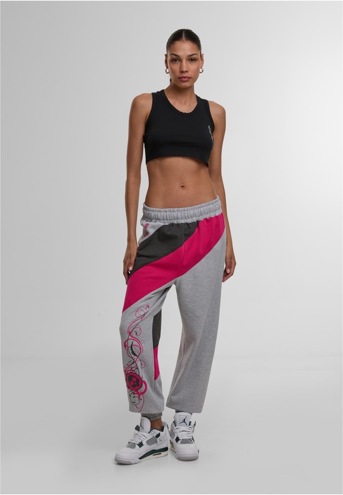 DangerousDNGRSDamenSkullSweatpantsDLSP054MelangeCharcoalMela-L