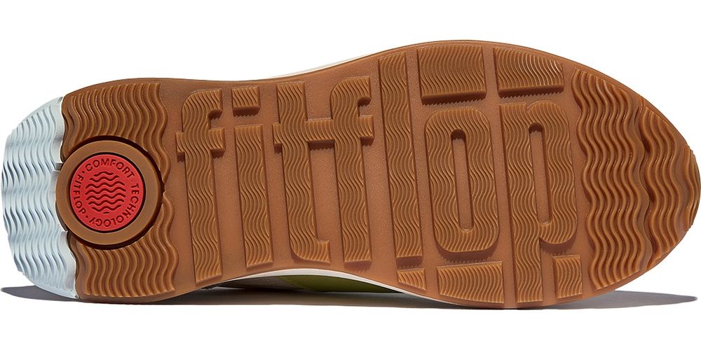 FitFlopDamenSneakersF-ModeFlowSneaker-NylonSuedeMixIK8LimeMix-36