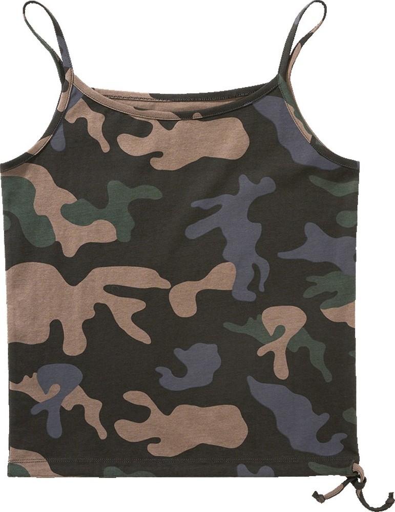 BranditDamenShirtLadiesTopLDarkcamo-XS