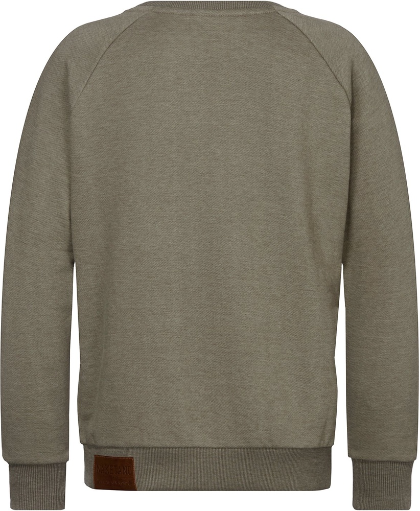 NaketanoDamenPulloverKrokettenhorst1801-0102OliveMelange-XS