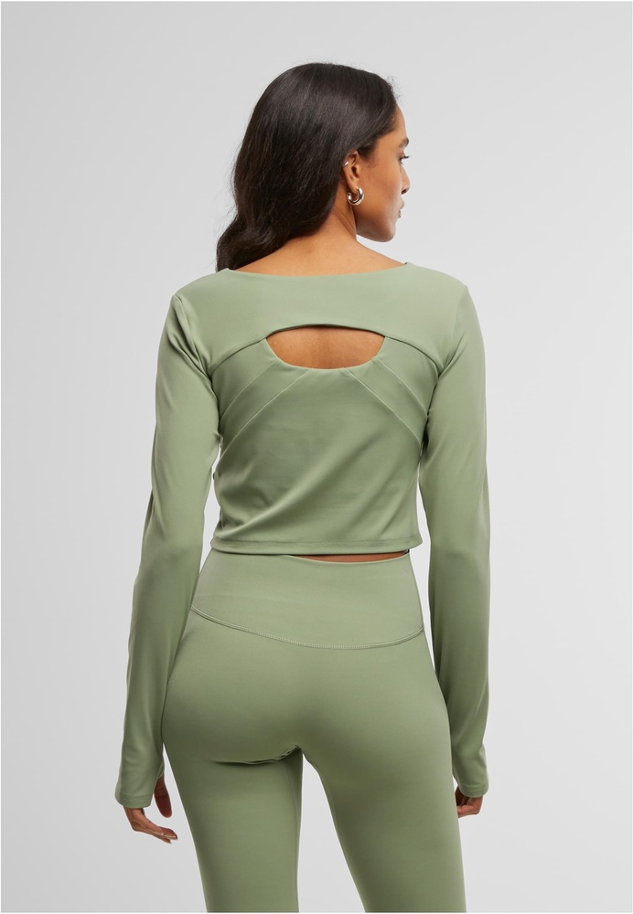 UCYogaDamenLadiesSportsLongsleeveTB7807MatchaGreen-L