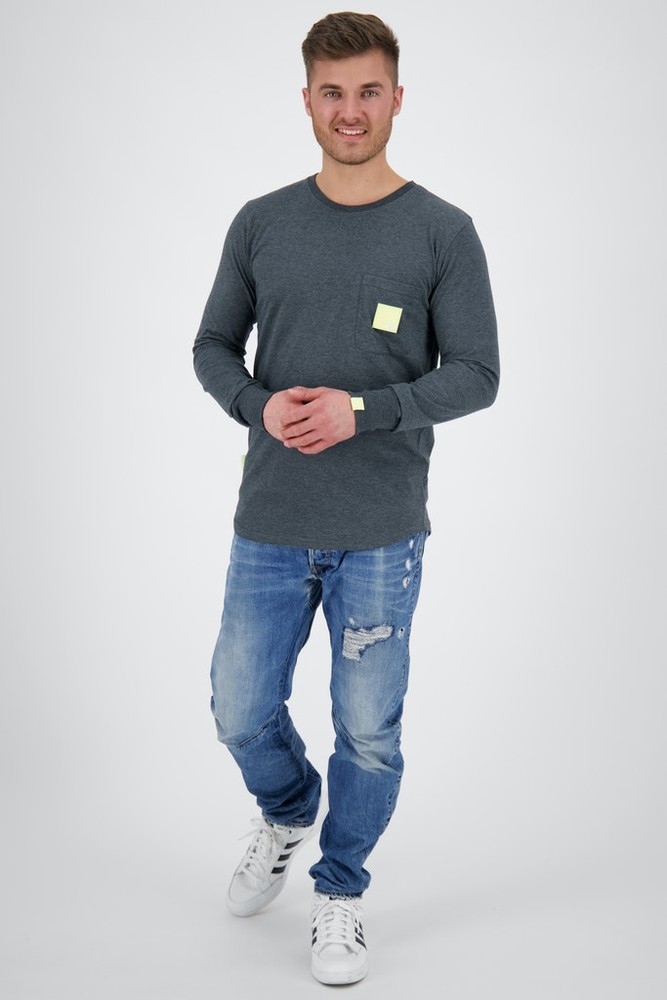 AlifeKickinLogoAKLongsleeveMarine