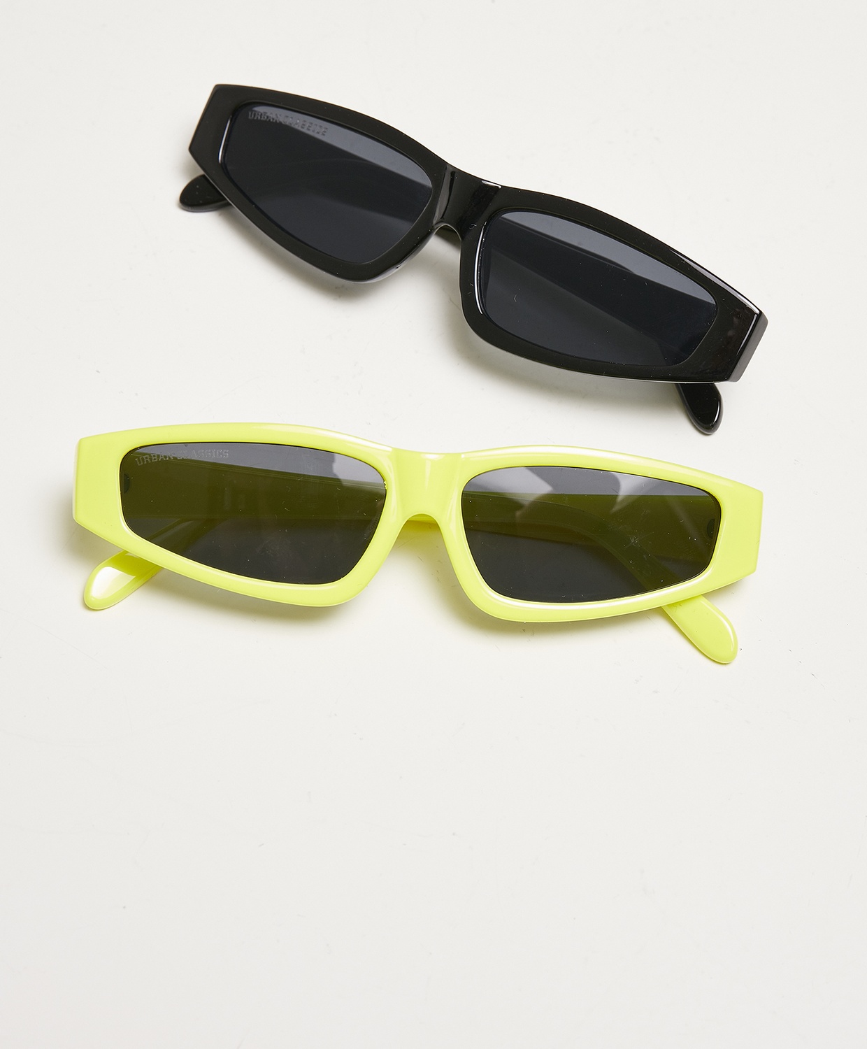 UrbanClassicsSonnenbrilleSunglassesLefkada2-PackNeonyellowBlack