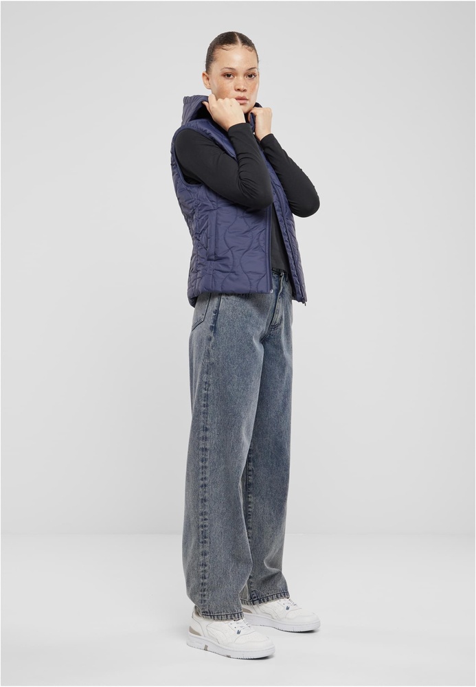 UrbanClassicsDamenSteppwesteLadiesSuperLightPufferVestTB7009Navy-3XL