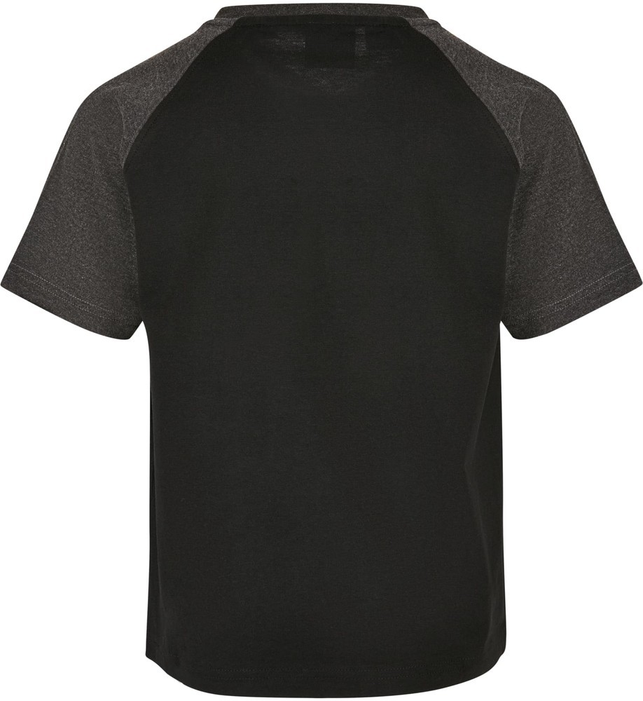 UrbanClassicsJungenT-ShirtBoysRaglanContrastTeeBlackCharcoal-110116
