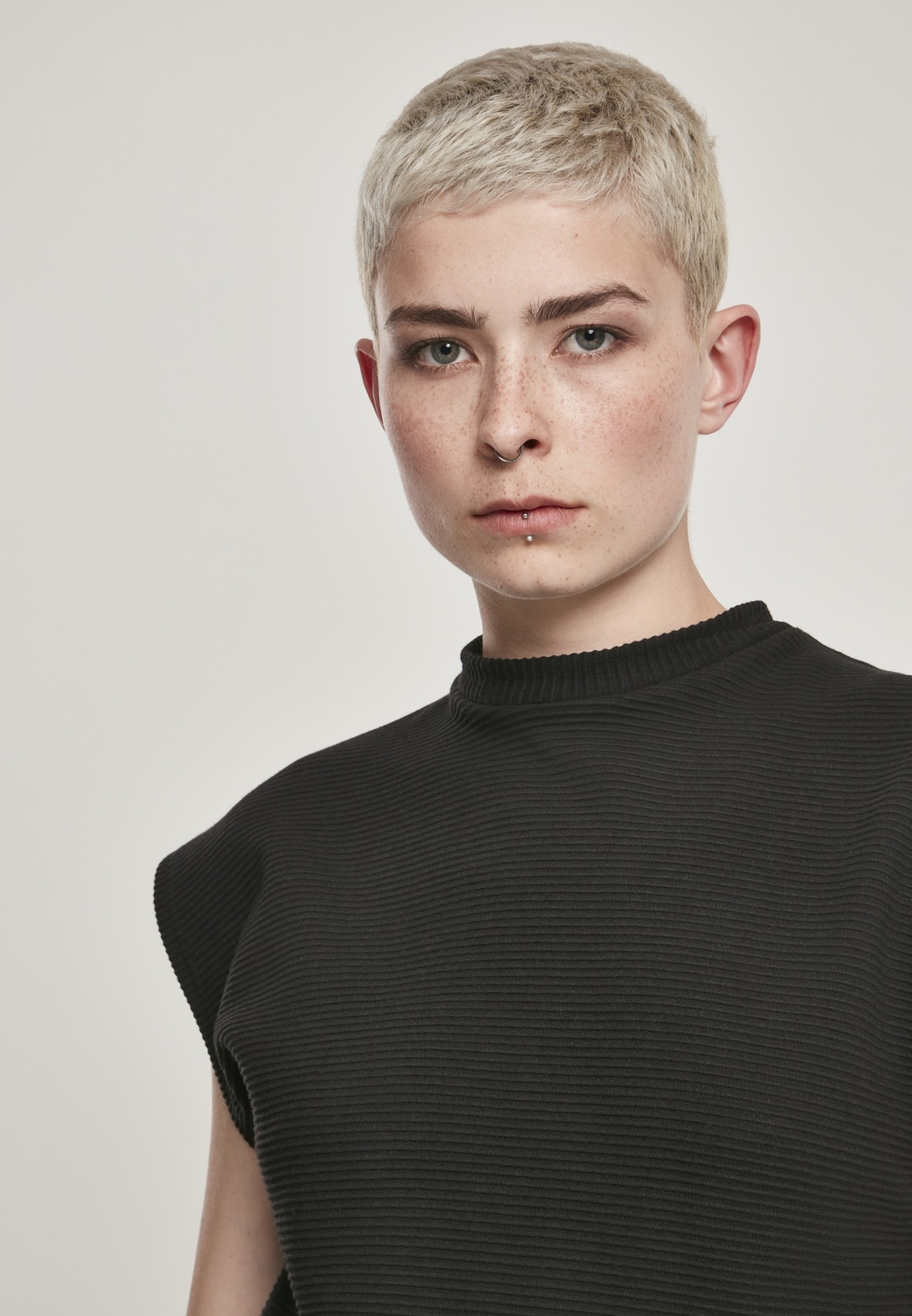 UrbanClassicsKleidLadiesNapsTerryExtendedShoulderDressBlack