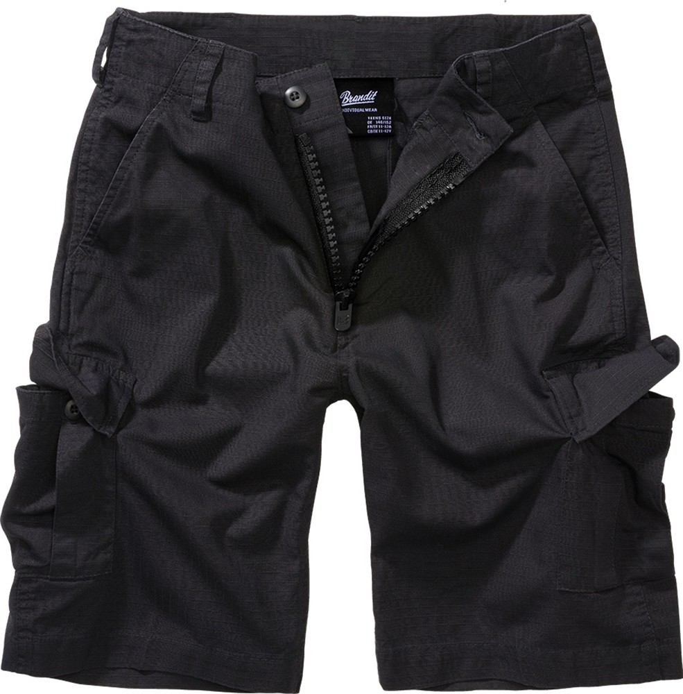 BranditKinderHoseKidsBDURipstopShortsBlack-122128